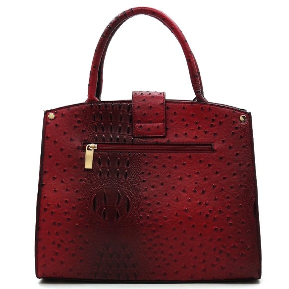 Queen Bee Stripe Leopard Satchel & Wallet Set - Picture 5 of 15